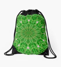 Kaleido In Green Drawstring Bag
