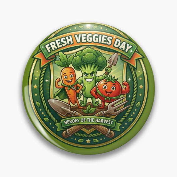 Item preview, Fresh Veggies Day designed and sold by ViralVisionsCreating .
