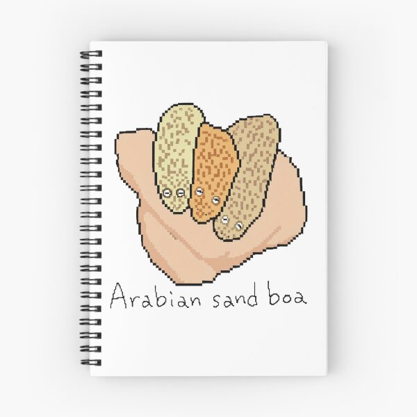 Item preview, Cute Arabian Sand Boa Handful Pixel Art designed and sold by Pixel Animal.
