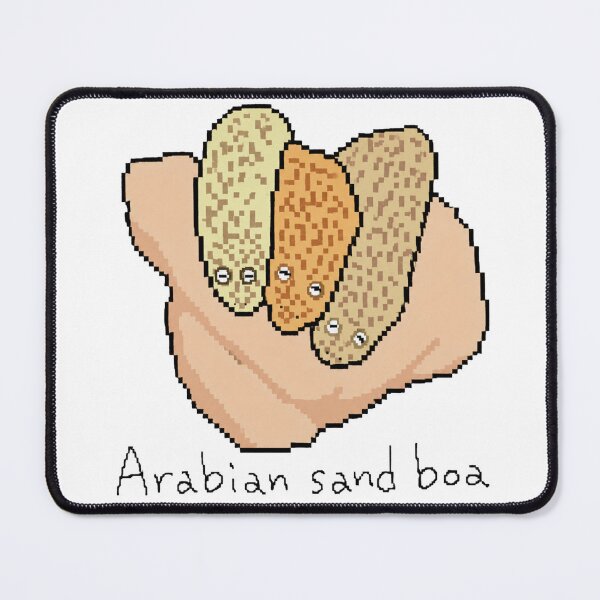 Item preview, Cute Arabian Sand Boa Handful Pixel Art designed and sold by Pixel Animal.