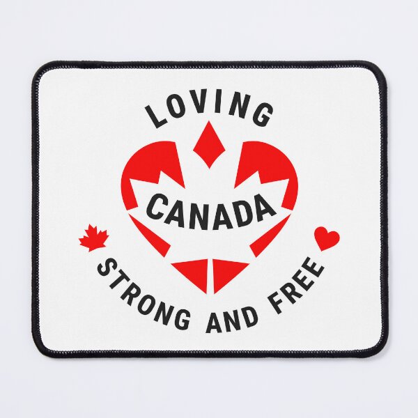 Item preview, Loving Canada, Strong and Free 2 (red and black) designed and sold by JMParadis.