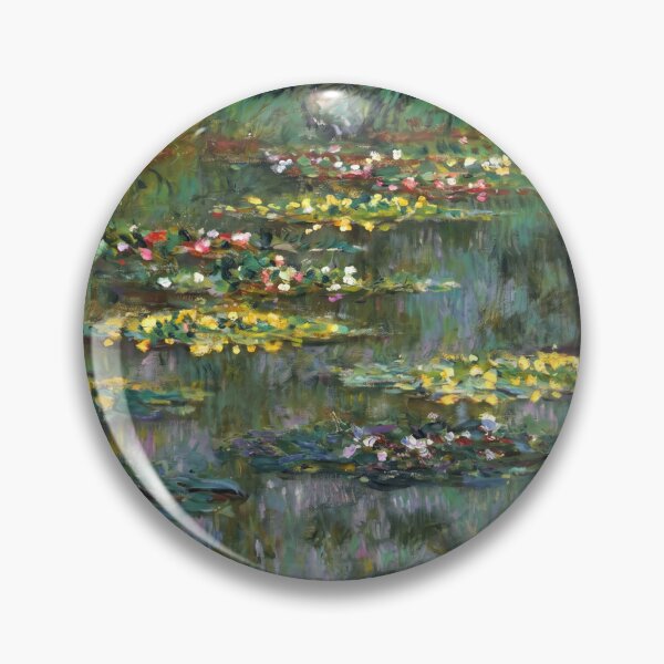 Item preview, Water Lilies Reflections on a Green Pond designed and sold by artofuniverse.