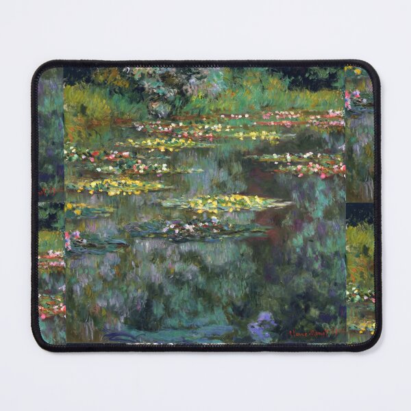 Item preview, Water Lilies Reflections on a Green Pond designed and sold by artofuniverse.