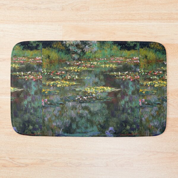 Item preview, Water Lilies Reflections on a Green Pond designed and sold by artofuniverse.
