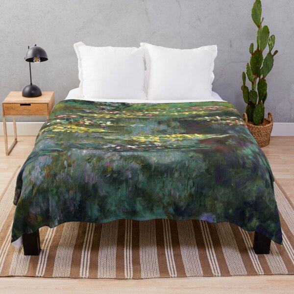Item preview, Water Lilies Reflections on a Green Pond designed and sold by artofuniverse.
