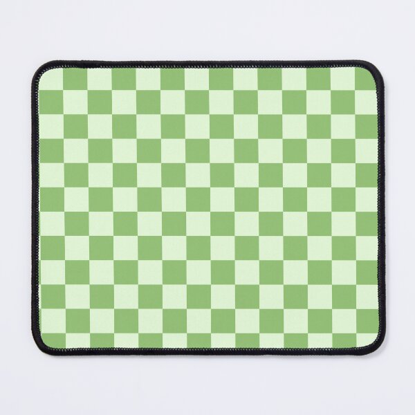 Item preview, Pistachio & nyanza checkered designed and sold by Mint + Midnight.