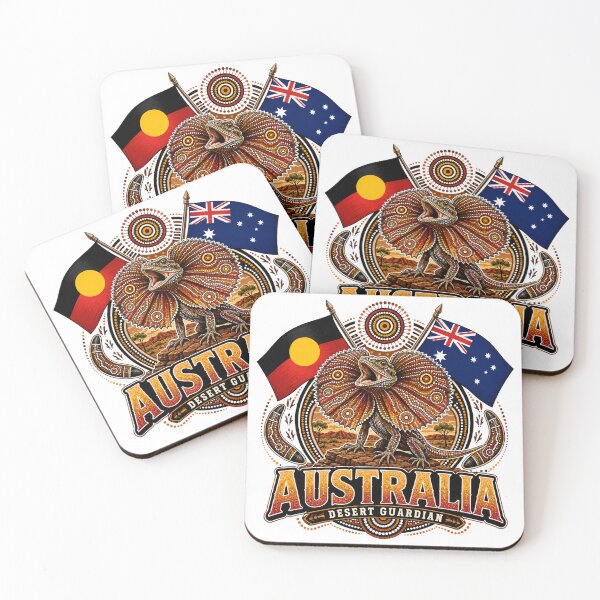 Item preview, Australia Country Spirit – Aboriginal-Inspired Map Artwork designed and sold by Holiday-Hunter.