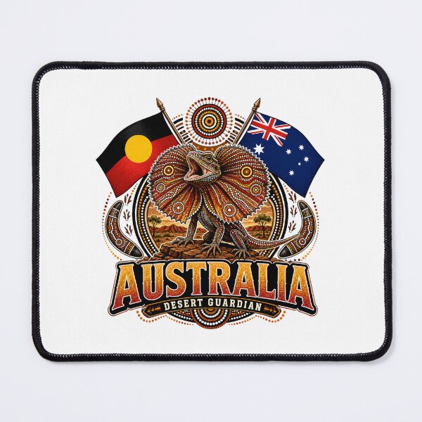 Item preview, Australia Country Spirit – Aboriginal-Inspired Map Artwork designed and sold by Holiday-Hunter.