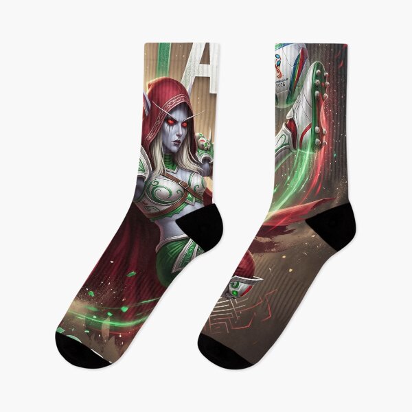 Item preview, Sylvanas Windrunner Italy Football Jersey - Banshee Queen Soccer Emblem V3 designed and sold by InspirAI.