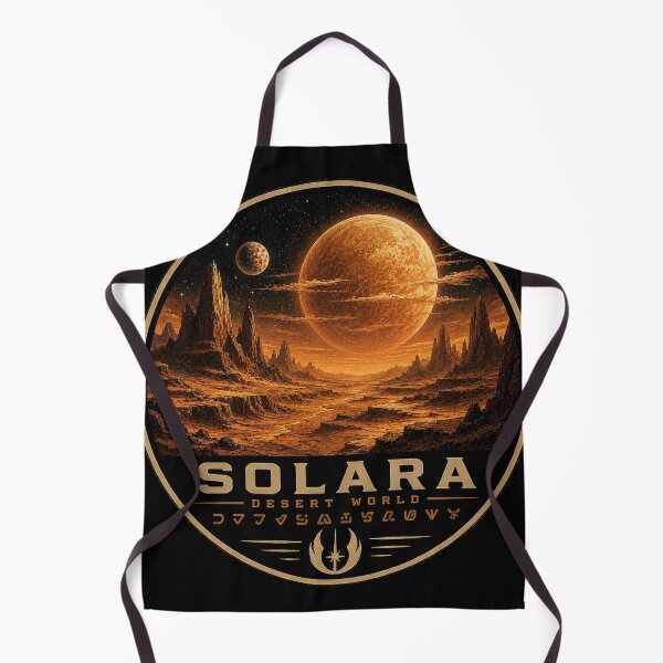 Item preview, SOLARA – Desert World Alien Planet Sci-Fi Space Emblem designed and sold by ChemiroL.