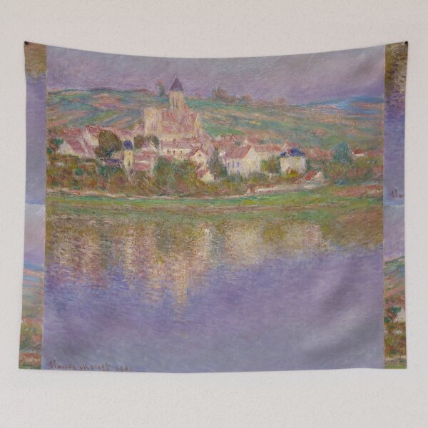 Item preview, Vetheuil Village Reflected in the Seine designed and sold by artofuniverse.