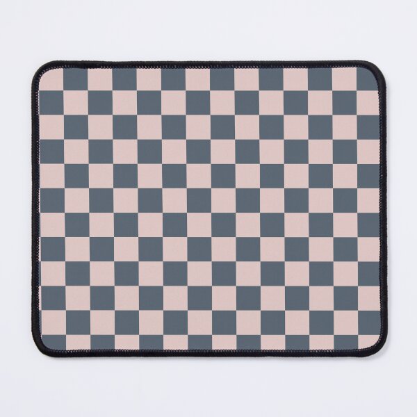 Item preview, Black coral & dust storm checkered designed and sold by Mint + Midnight.