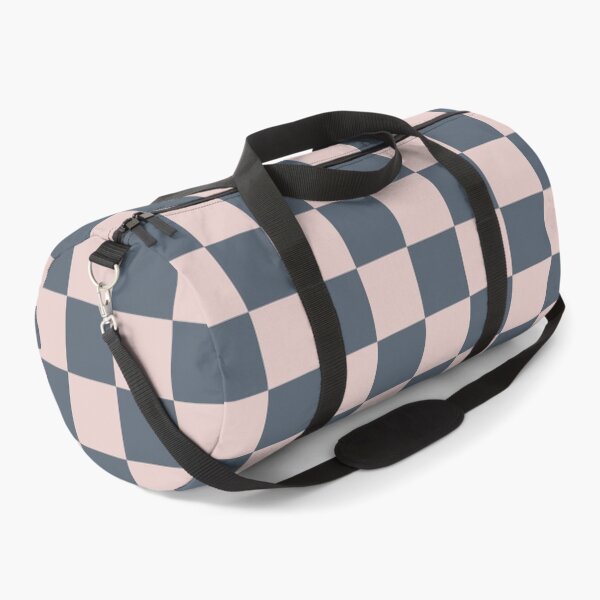 Item preview, Black coral & dust storm checkered designed and sold by Mint + Midnight.