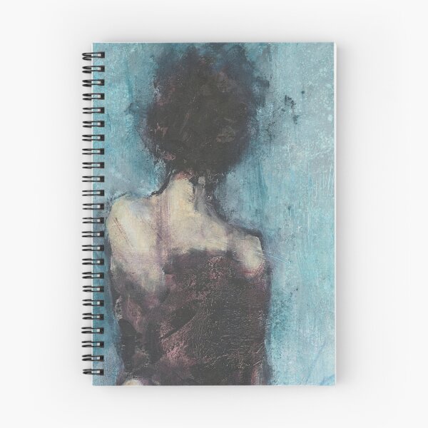 Item preview, Abstract Female Figure Painting Burgandy Blue designed and sold by BuckaBaby.