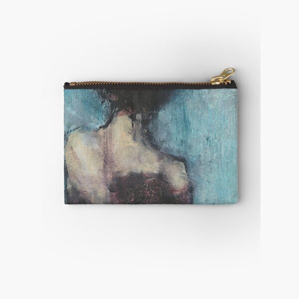 Item preview, Abstract Female Figure Painting Burgandy Blue designed and sold by BuckaBaby.