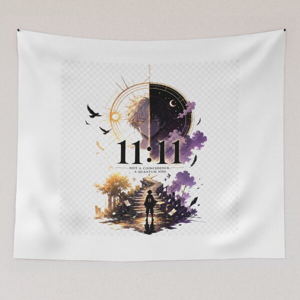 Item preview, 1111 Anime Cosmic Destiny Art designed and sold by HiteshArt111.