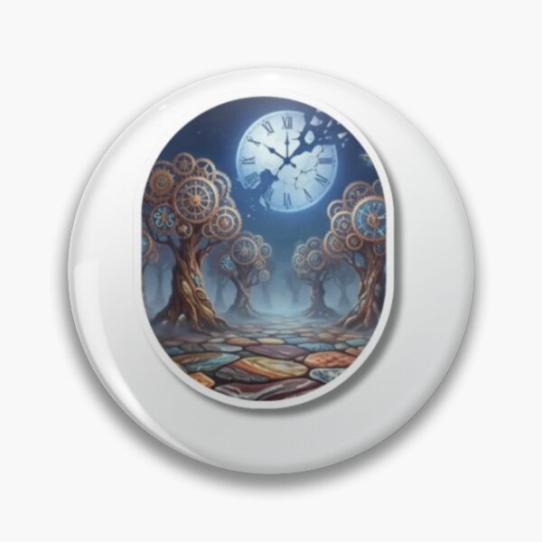 Item preview, Steampunk Clockwork Forest  Sticker designed and sold by Rasha-flow.