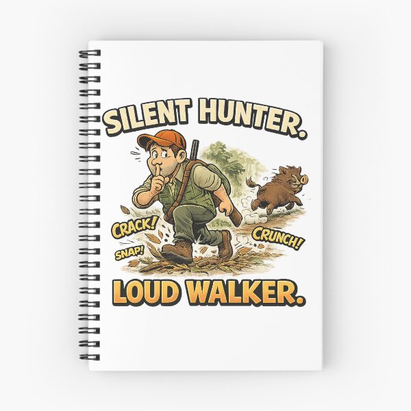 Item preview, Silent Hunter Loud Walker - Funny Hunting Design designed and sold by C6S5M.