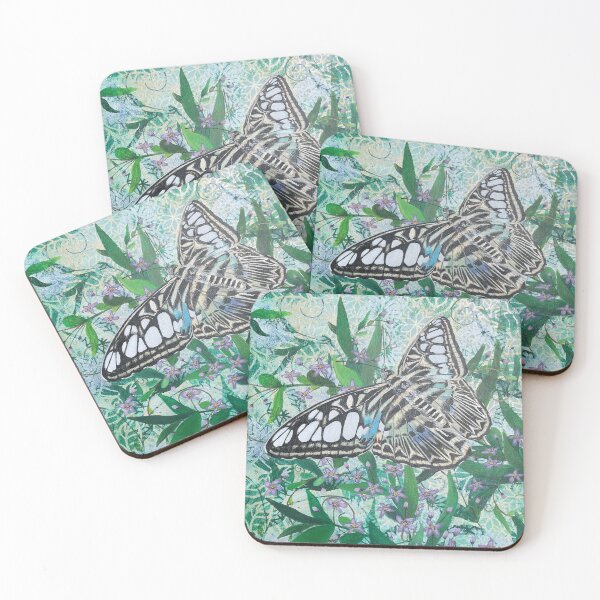 Item preview, Shimmer--Butterfly and Flowers designed and sold by LMT-art.