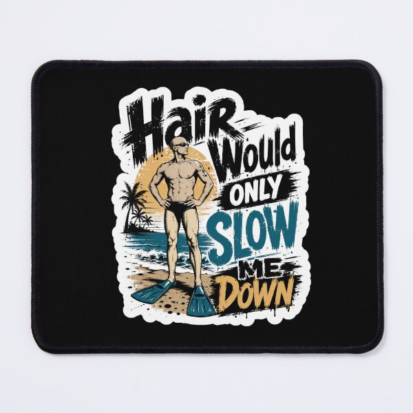Item preview, Hair Would Only Slow Me Down Dad Humor designed and sold by Naitsebas.