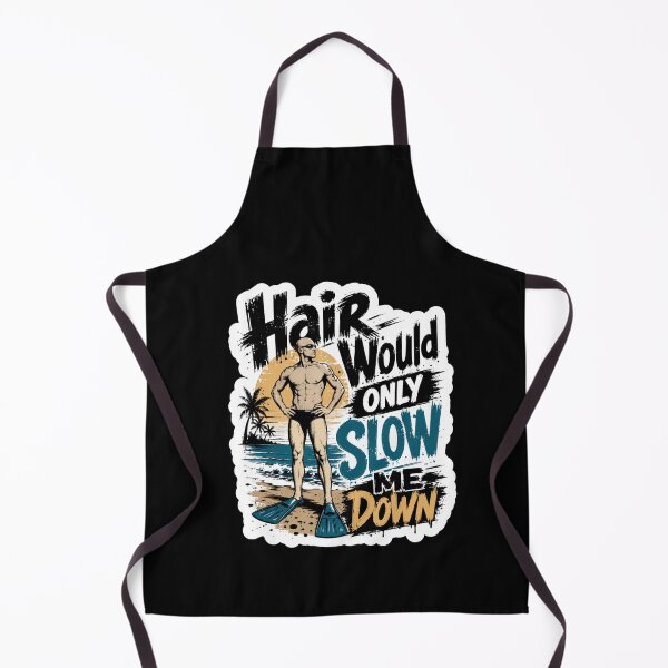 Item preview, Hair Would Only Slow Me Down Dad Humor designed and sold by Naitsebas.