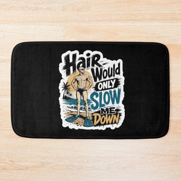 Item preview, Hair Would Only Slow Me Down Dad Humor designed and sold by Naitsebas.
