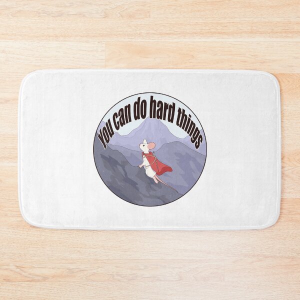 Item preview, You Can Do Hard Things Mouse designed and sold by Sonderdaisies.