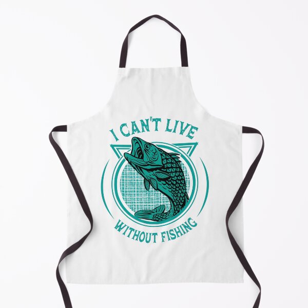 Item preview, I CAN'T LIVE WITHOUT FISHING - Retro Distressed Angler Art designed and sold by abdallatigle.