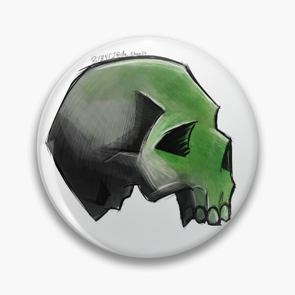 Item preview, PRIDE SKULL - AROMANTIC designed and sold by ThornsCorner.