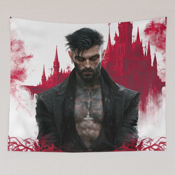 Item preview, The Castle in Scarlet designed and sold by JaimeLikes.