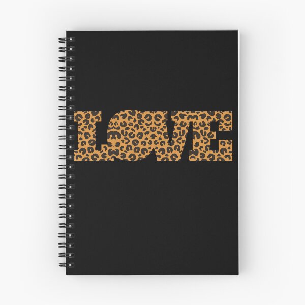 Item preview, LOVE Leopard Print Typography | Cute Animal Print Design designed and sold by Rush2Buy.
