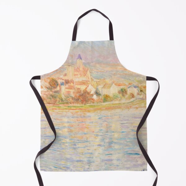 Item preview, Vetheuil Village by the Seine at Dawn designed and sold by artofuniverse.