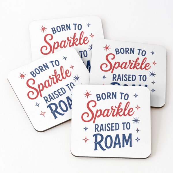 Item preview, Born to sparkle, Raised to roam-patriotic design designed and sold by RahRahsCreation.