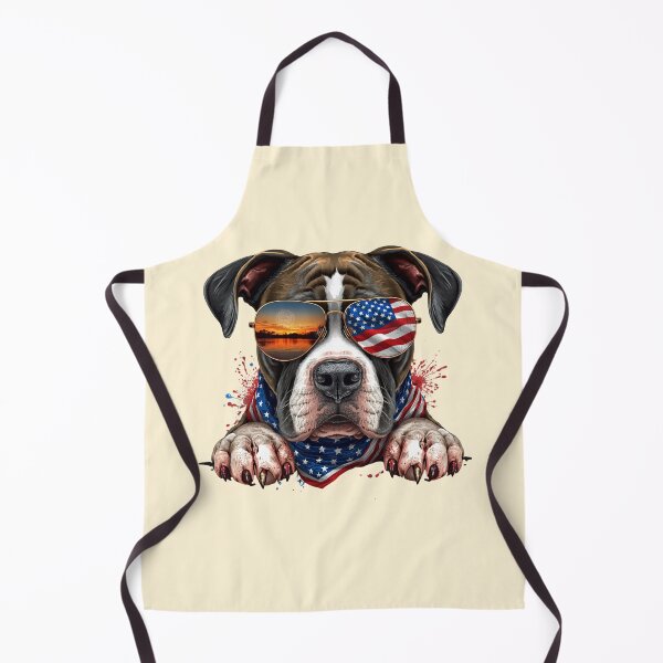 Item preview, Patriotic Black Pitbull designed and sold by BKDIGITALSHOP.