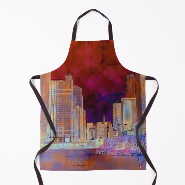 Item preview, Chicago Skyline From Chicago River designed and sold by BGGretchen.
