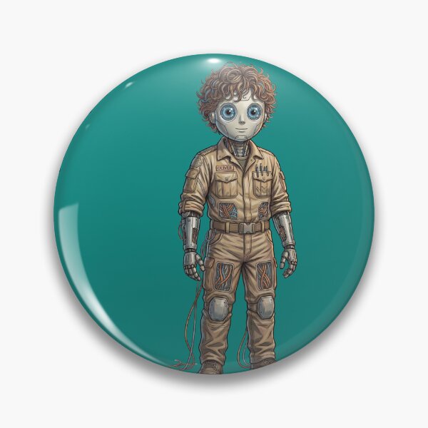 Item preview, Oliver the Cyborg designed and sold by AppliedArcana.