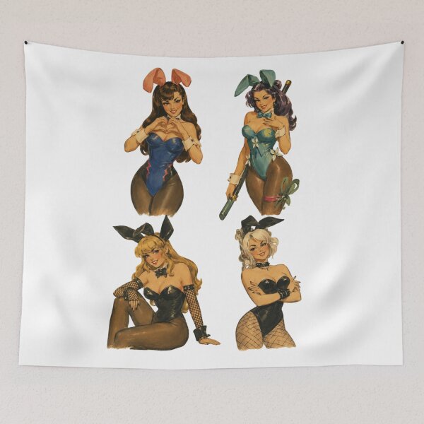 Item preview, Vintage Bunny Girls Sticker Pack designed and sold by Cosplayvintage.