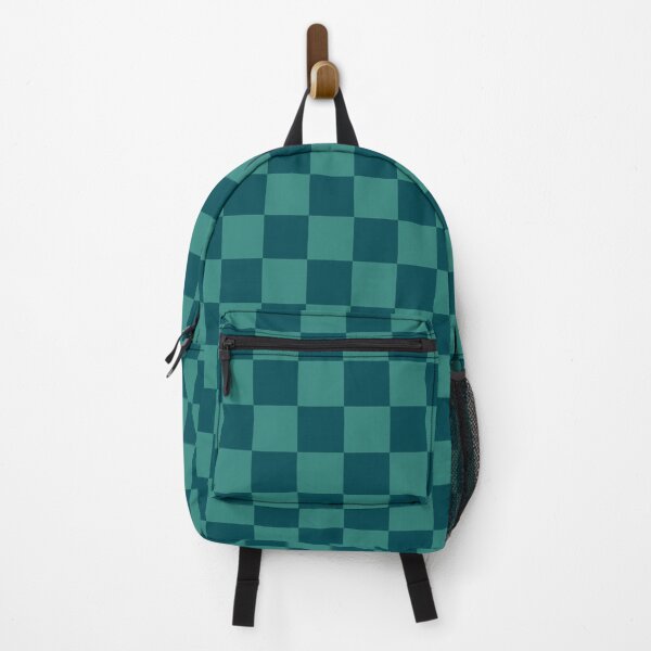 Item preview, Midnight green & celadon green checkered designed and sold by Mint + Midnight.