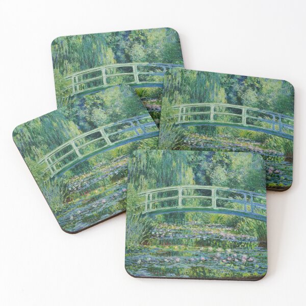 Item preview, Japanese Bridge Over Water Lily Pond designed and sold by artofuniverse.