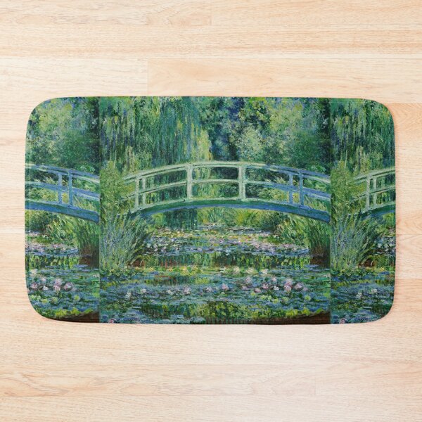 Item preview, Japanese Bridge Over Water Lily Pond designed and sold by artofuniverse.