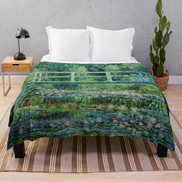 Item preview, Japanese Bridge Over Water Lily Pond designed and sold by artofuniverse.