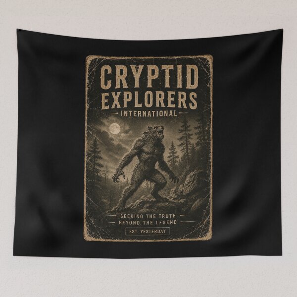 Aperçu de l'œuvre Explorateurs de cryptides internationaux - loup-garou créée et vendue par MetusArt.