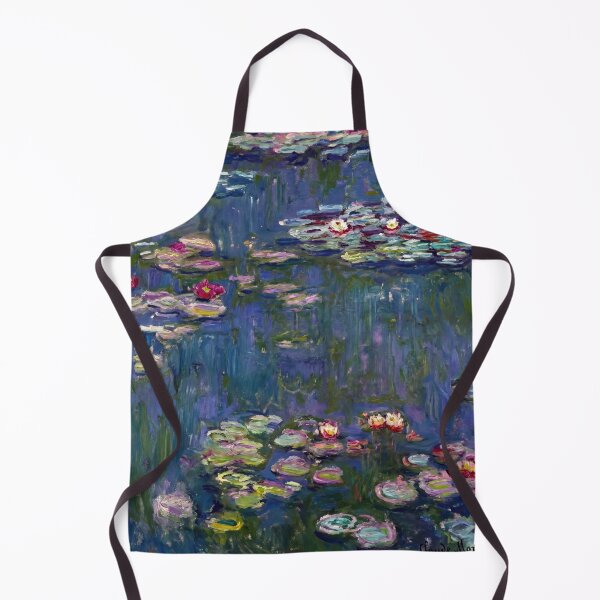 Item preview, Pink Water Lilies on Blue Pond designed and sold by artofuniverse.