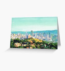 San Francisco Sunshine, San Francisco Skyline Picture Greeting Card