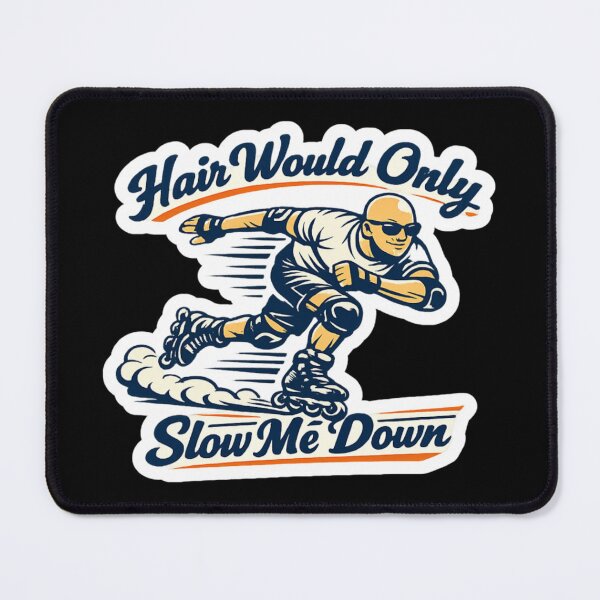 Item preview, Hair Would Only Slow Me Down Dad Humor designed and sold by Naitsebas.