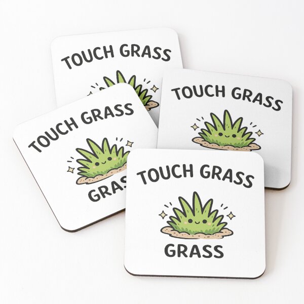 Item preview, Touch Grass Cute Meme designed and sold by SriKartify.