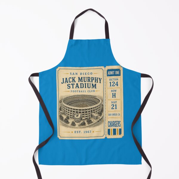 Item preview, itle Jack Murphy Stadium Vintage Ticket, San Diego Chargers Retro Football Stadium designed and sold by GhostDawgs.