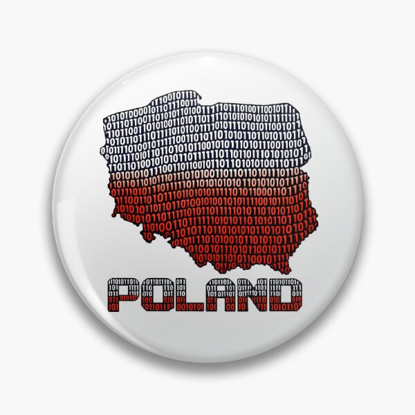 Item preview, Binary Poland Map designed and sold by Kicor.