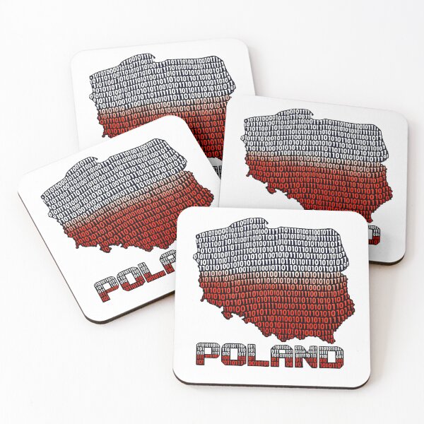 Item preview, Binary Poland Map designed and sold by Kicor.