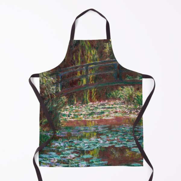 Item preview, Japanese Bridge Over Water Lily Pond designed and sold by artofuniverse.